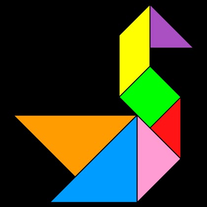 tangram swan tangram solution 16 providing teachers and pupils with tangram puzzle activities