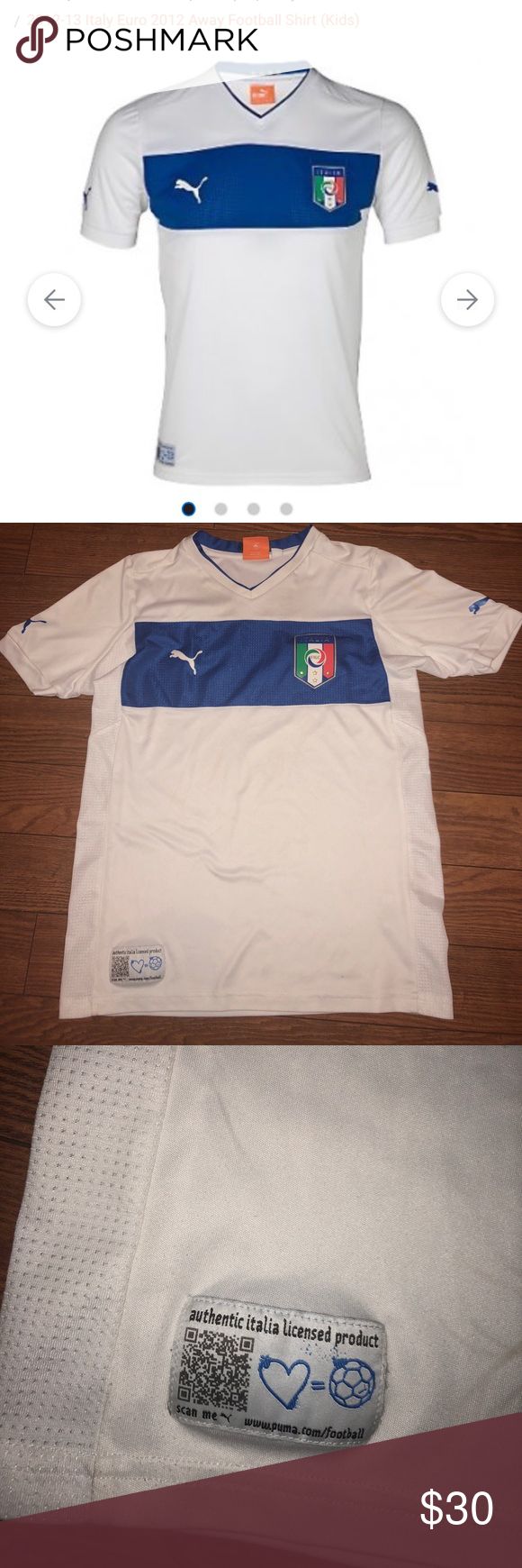 2012-13 Italy Away White Soccer Jersey