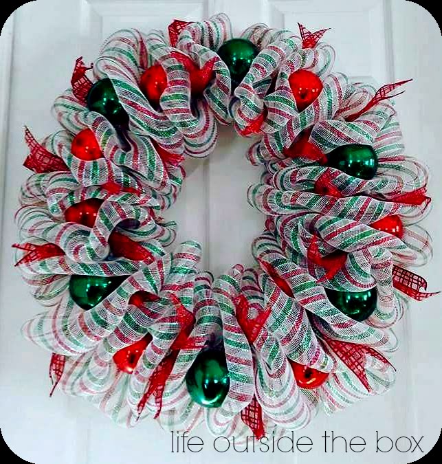65 best lets mesh around images on pinterest wings garlands and how to make a deco mesh christmas wreath