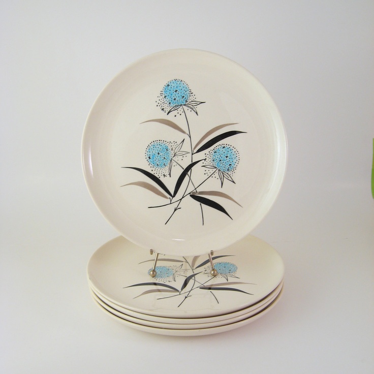 83 Best Blueridge Stetson Dishes Joni Dixie Marcrest Images On Vintage Dinner Plates Set Of 5 Stetson Creation Line Mid Century Dishes 1950 S 1960