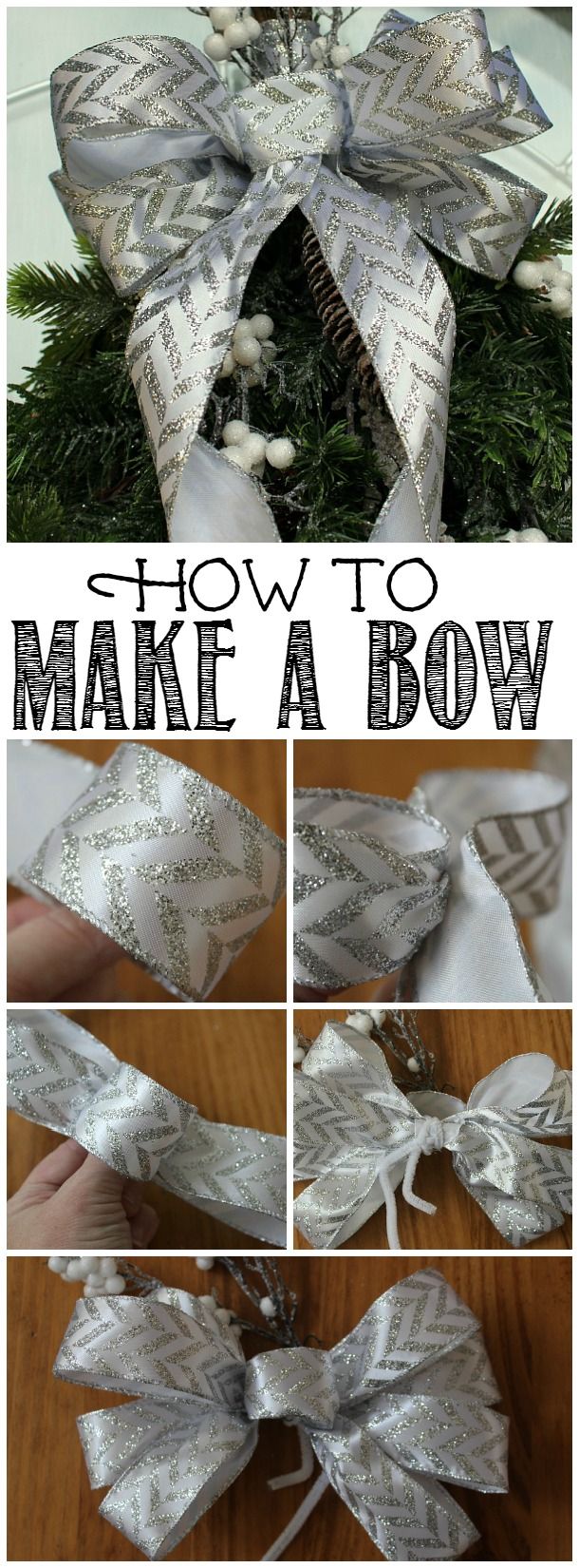 4525 best christmas images on pinterest christmas deco christmas how to make christmas bows for wreaths