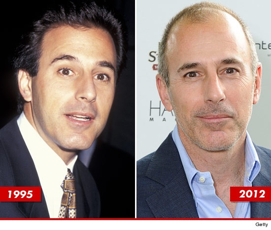 Matt Lauer Good Genes Or Good Docs Celebrities Celebrities Then And Now Young Celebrities