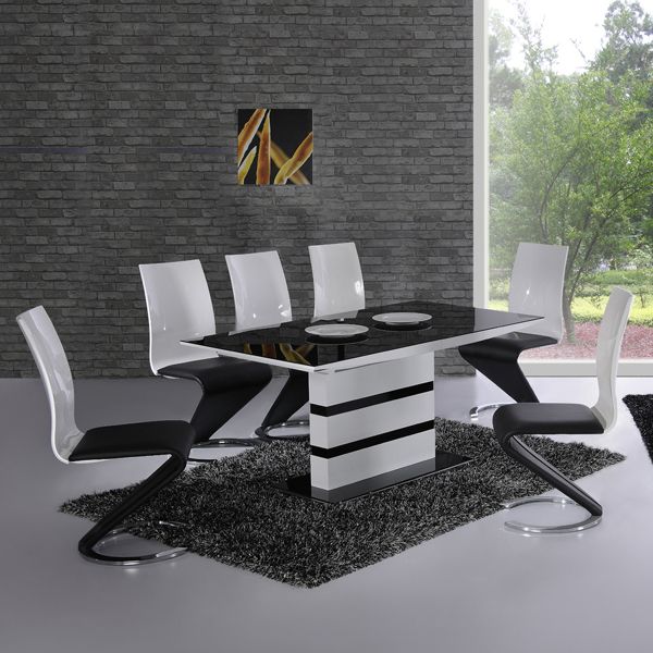 Black Glass Tables best 25+ black glass dining table ideas on pinterest | glass top Black Glass Tables best 25+ black glass dining table ideas on pinterest | glass top