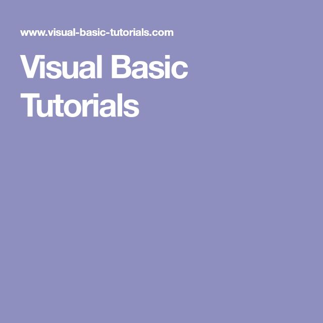 Best 25+ Visual basic tutorials ideas on Pinterest Basic - vb sql programmer sample resume Best 25+ Visual basic tutorials ideas on Pinterest Basic - vb sql programmer sample resume