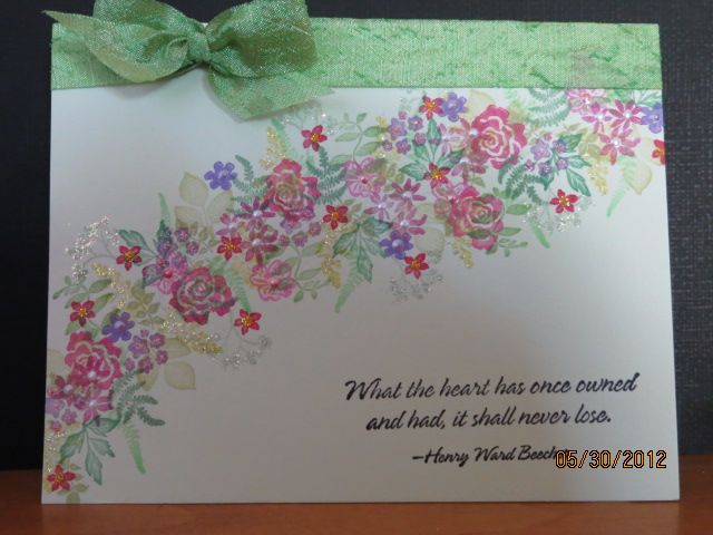 Rubber Stamp Card Making Ideas Part - 20: Floral Sympathy Using Rubber Stamp Tapestry- Beautiful · Sister CardsCardio ...