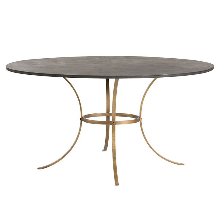 Arteriors Harlow Dining Table Oval Brass Arteriors Harlow Dining Table Oval, Ukiah Round Table