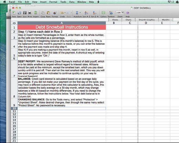 debt payoff spreadsheet debt snowball excel by perennialplanner credit card debt payoff spreadsheet