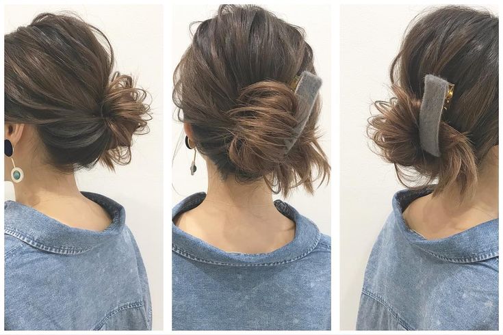 すっぴん眼鏡でも可愛い パパッと簡単な お家ヘアアレンジ ヘアースタイル ヘアクリップ アレンジ まとめ髪 簡単 ロング