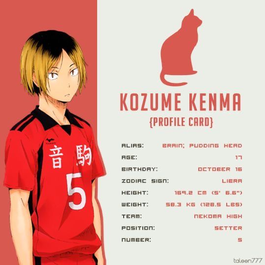 Pin by 𝔎𝔢𝔩𝔩𝔶 on Anime | Kenma, Haikyuu manga, Haikyuu