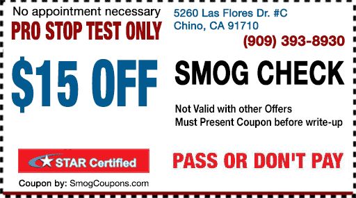 SmogCouponChino Smog check, Coupons, Chino SmogCouponChino Smog check, Coupons, Chino