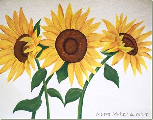 Pictures Of Sunflowers To Paint Pictures Of Sunflowers To Paint
