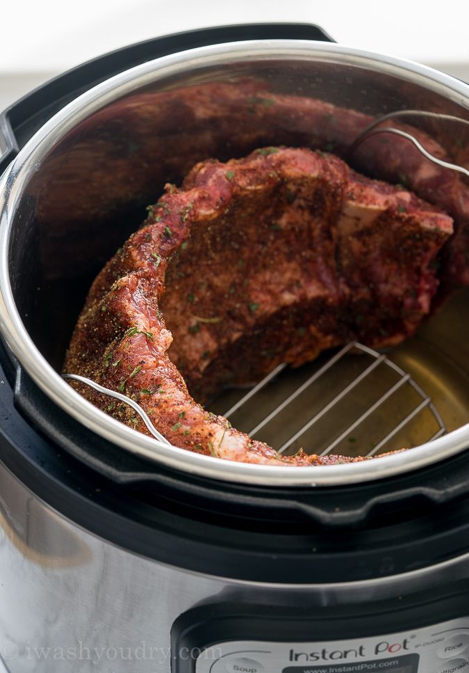 the meat is being cooked in the slow cooker for dinner or appetizing