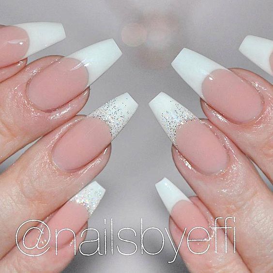 34 Luxury Coffin French Tip Nail Designs Nails In 2019 French 34 Luxury Coffin French Tip Nail Designs Nails In 2019 French