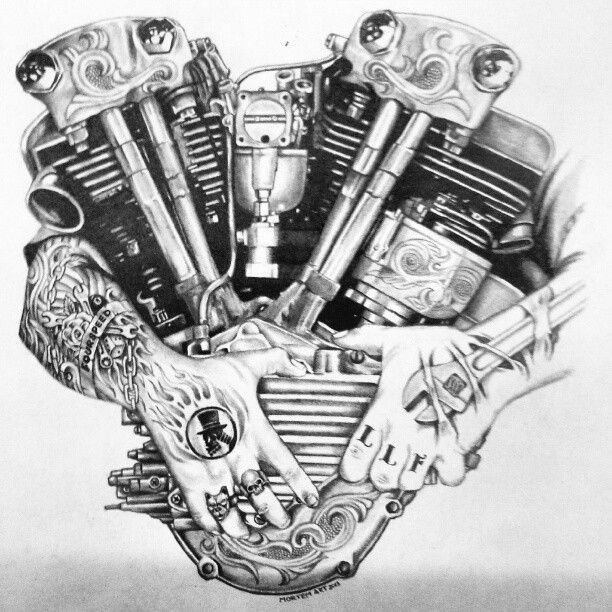 Auto tattoo motorhaube