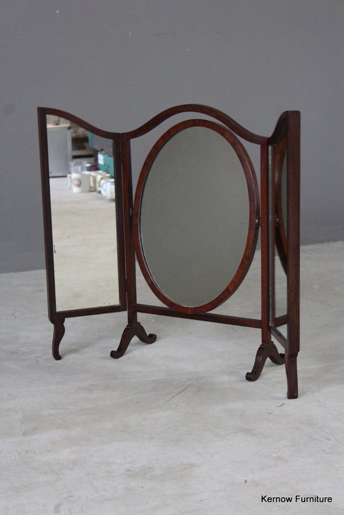 Antique Mahogany Dressing Table Mirror In 2018 Bedroom Pinterest Antique Mahogany Dressing Table Mirror Edwardian Triptych With Oval Swing