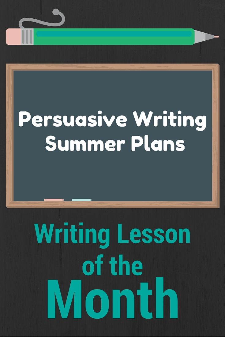 Persuasive essay lesson plan