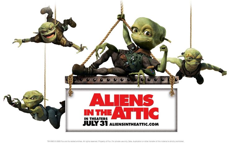 Aliens In The Attic Full Movie Free Aliens in the Attic (2009) | Alien, Childhood movies, Creature movie