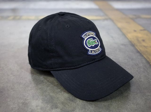 Supreme Lacoste Twill Hat Black Lacoste Twill Stuff To Buy