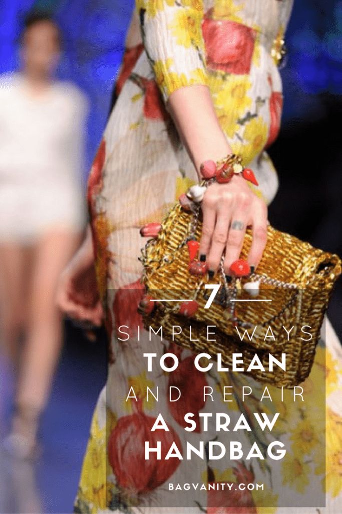 How to clean and repair your designer straw handbags in 7 steps #handbagsrepairnearme | Straw How To Clean A Straw Bag