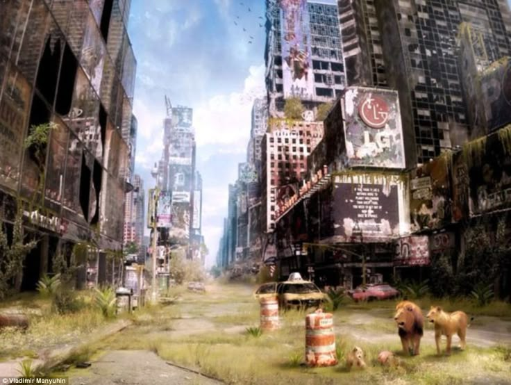 Resultado de imagen para us city apocalyptic art