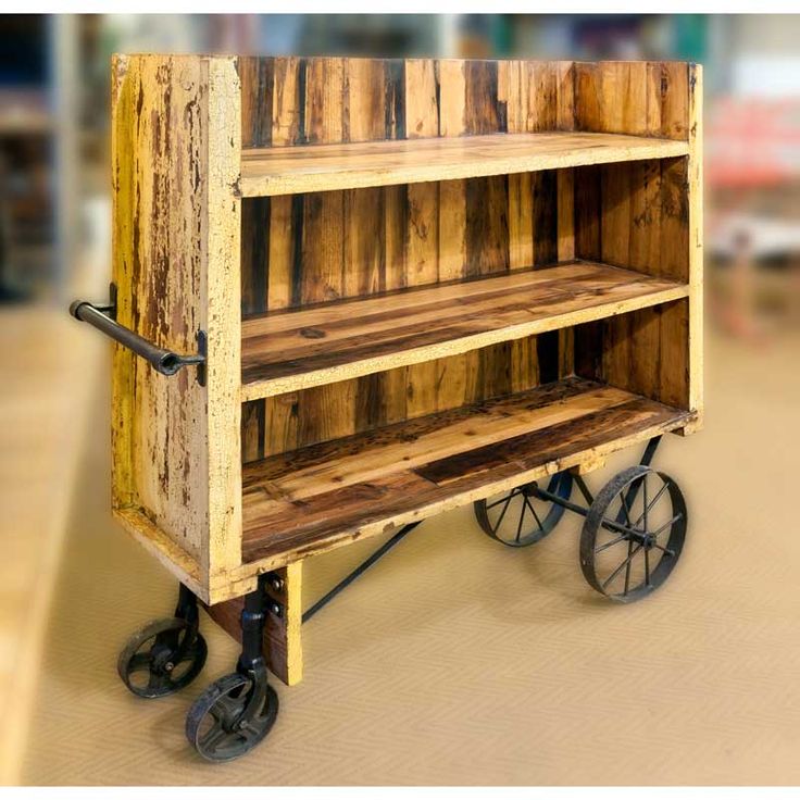 Shelving Unit Trolley Wood DisplayDisplay IdeasRetail Shelving Unit Trolley Wood DisplayDisplay IdeasRetail