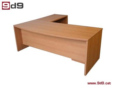 Mesa oficina de segunda mano, fabricada en tablero laminado acabado ... Mesa oficina de segunda mano, fabricada en tablero laminado acabado ...