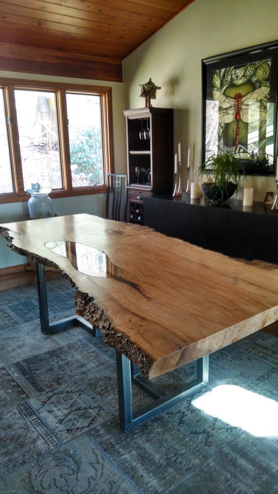 Live Edge Spalted Maple Dining Table By Naturesknots On Etsy 6000 00 Live Edge Spalted Maple Dining Table By Naturesknots On Etsy 6000 00