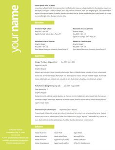 simple easy resume