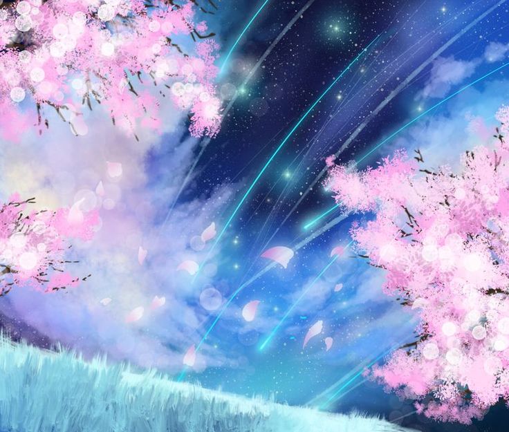 Blossom | Anime cherry blossom, Cherry blossom wallpaper, Anime background