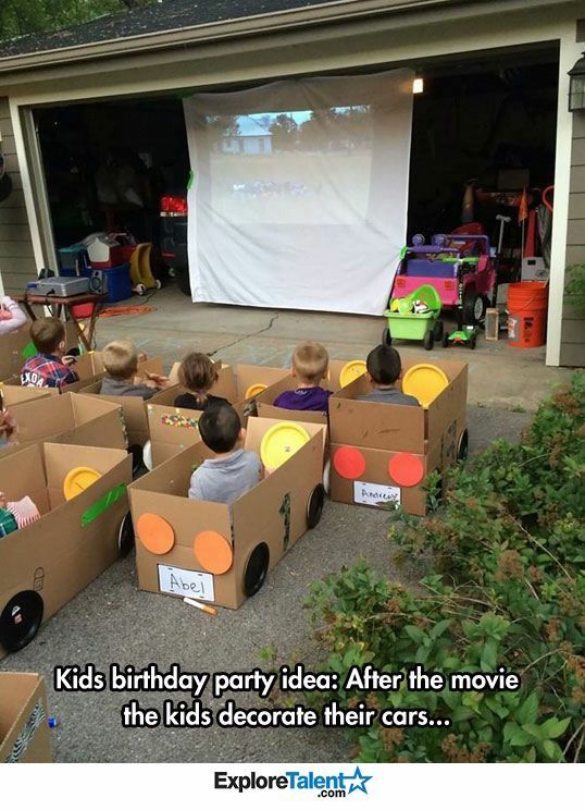 Kids Birthdat Party Idea After The Movie Kids Birthdat Party Idea After The Movie