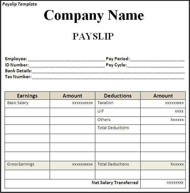 Top 5 free payslip templates word templates excel templates Word Excel Templates #SampleResume #PayslipTemplate