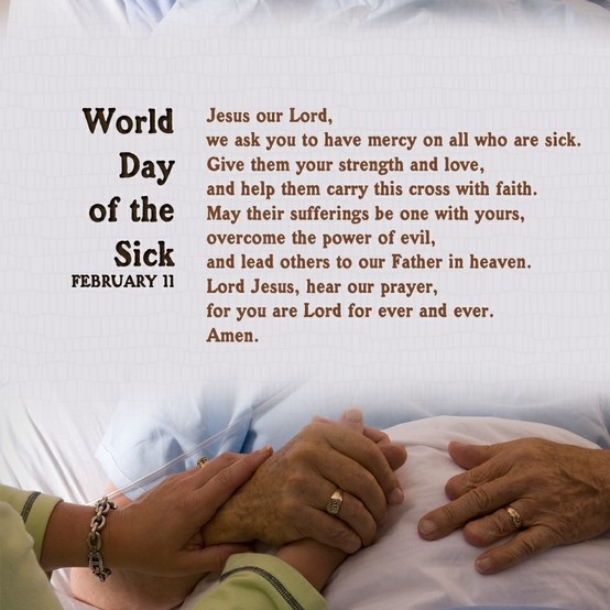 prayers for the sick prayers for the sick
