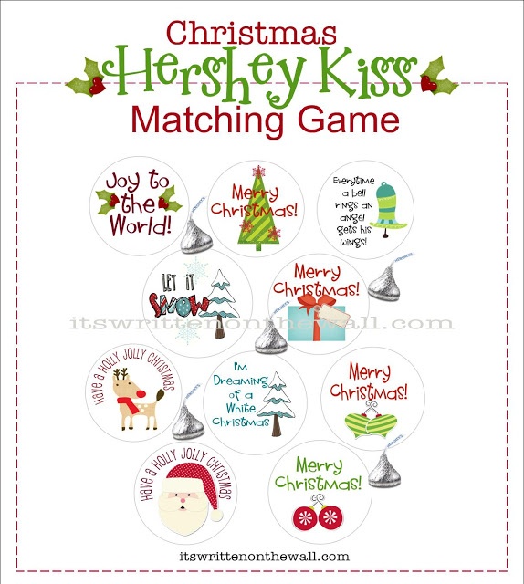 It's Written on the Wall (Freebie) Yummy Christmas Game for the Kids It's Written on the Wall (Freebie) Yummy Christmas Game for the Kids