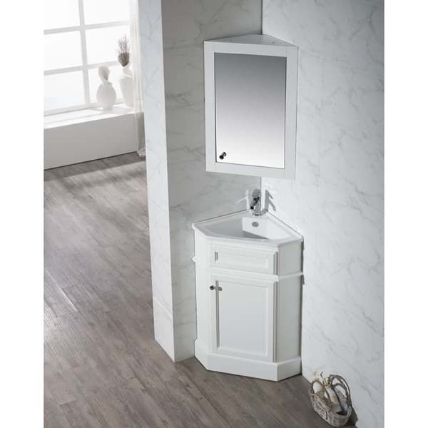 Overstock Com Online Shopping Bedding Furniture Electronics Jewelry Clothing More Corner Bathroom Vanity Bathroom Vanity Medicine Cabinet Mirror
