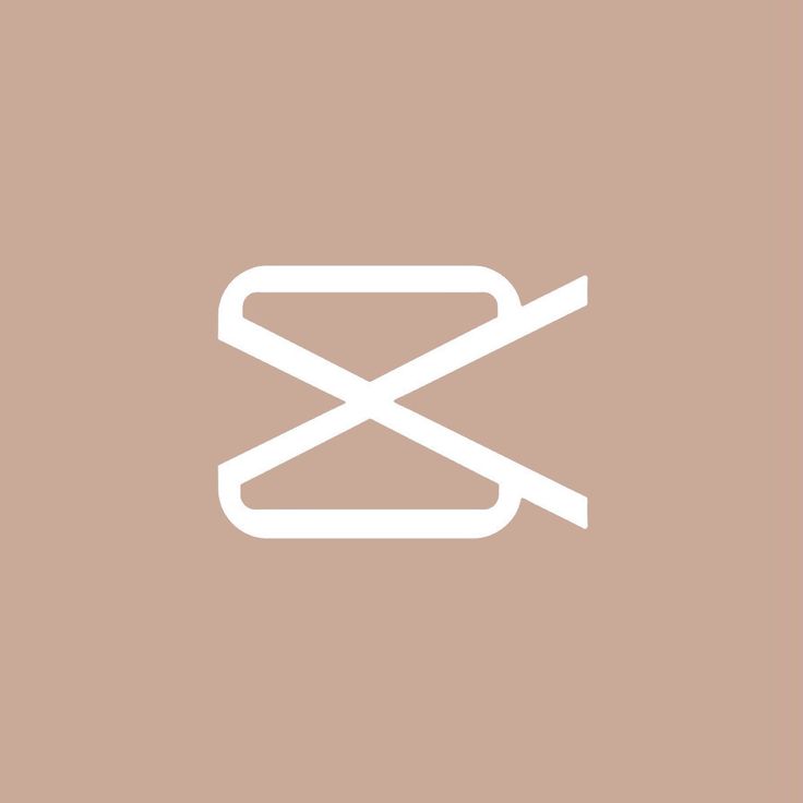 “CapCut” app icon (brown aesthetic) em 2021 Fundo de parede, Ícone de