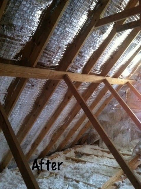 Diy Installation Adding Radiant Barrier Insulation Home Diy Installation Adding Radiant Barrier Insulation Home Pinterest House And Attic