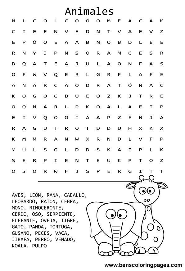 23 best Sopa de letras...