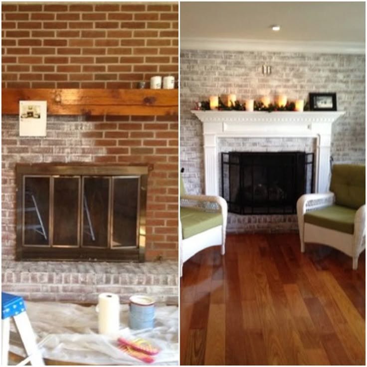 Best 25+ Brick fireplace redo ideas on Pinterest | Brick fireplace makeover How to paint brick and Painting brick fireplaces