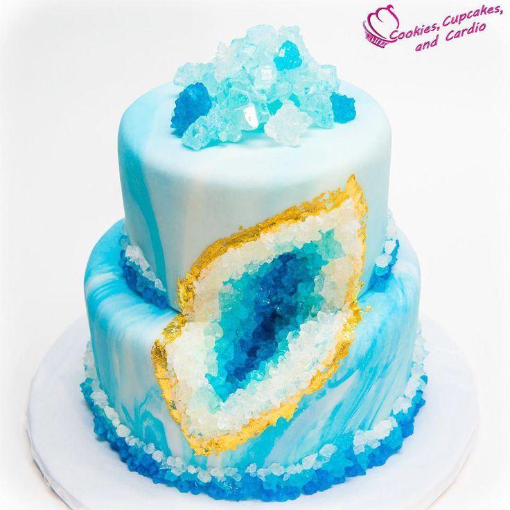geode cake This is AMAZING. but either order the rock candy or make it