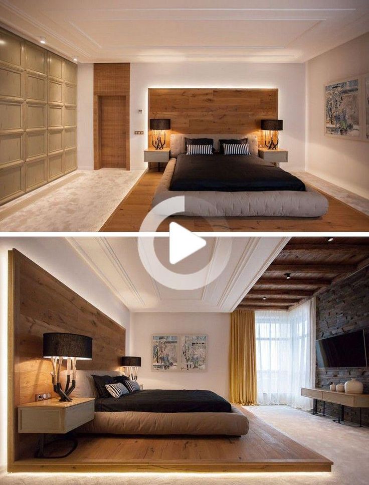 Design Schlafzimmer Schlafzimmer Design mit Holz – 22 Einrichtungsideen mit rustikalem