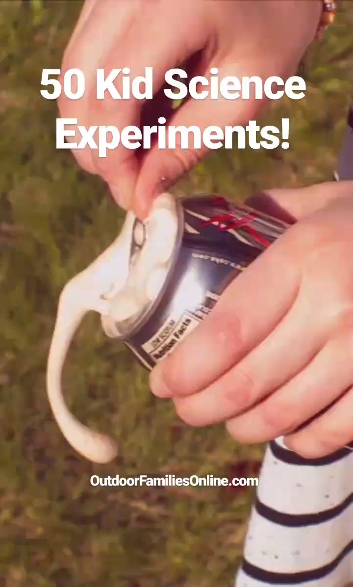 50 Outdoor Easy Science Experiments For Kids [Video] [Video] | Easy