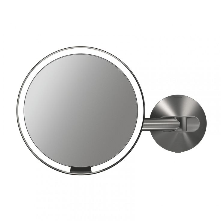 Simplehuman 8 Inch Wall Mount Sensor Mirror Polished Stainless Steel Wall Mount Sensor Mirror Polished, How To Mount Simplehuman Mirror