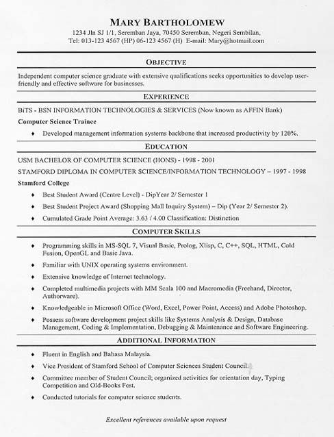resume examples just out of college resume objective resume samples for high school graduates