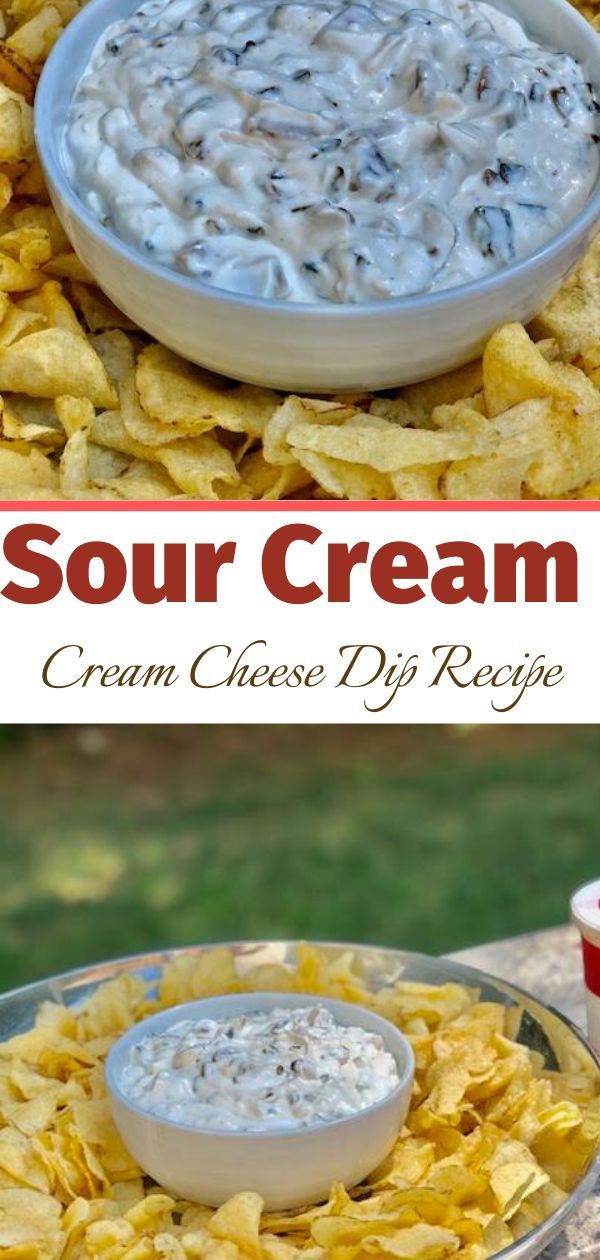 Delicious Sour Cream Cream Cheese Dip Recipe In 2020 Cream Cheese Recipes Dip Sour Cream Recipes Creamed Onions