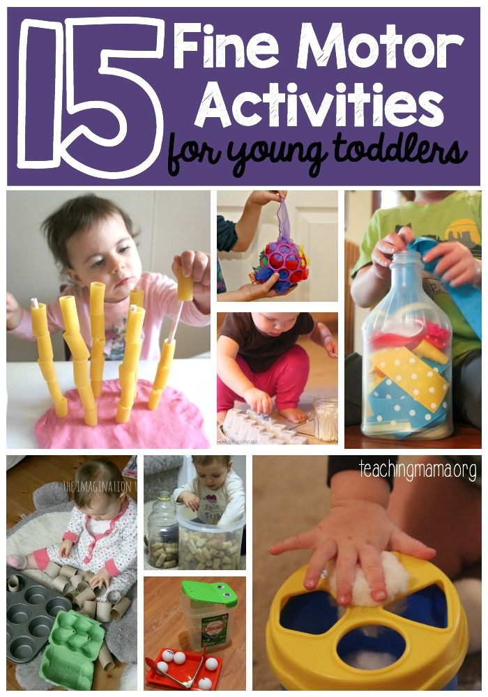 15 Fine Motor Activities for Young Toddlers | Toddler fine motor