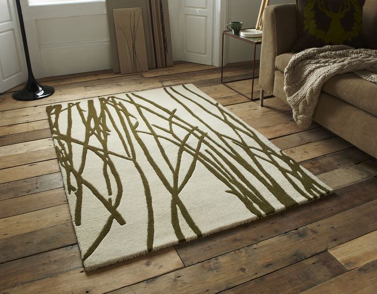 182 Best Home And Fashion Images On Pinterest Contemporary Rug Elements El 10 Natural Green Wool Rug 90 X 150cm 2 9 4