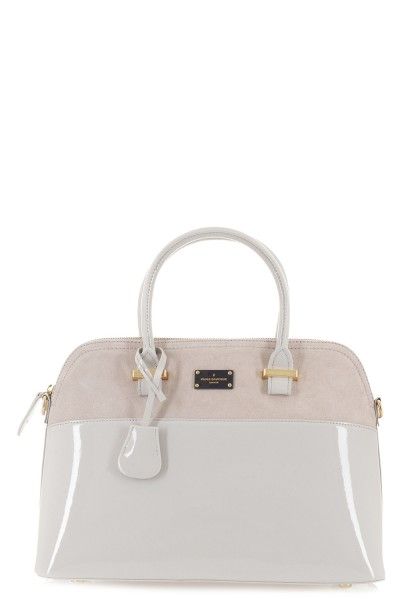 The 18 Best Can T Have Enough Bags Images On Pinterest Handbags Best Ing Neutral Stone Coloured Structured Maisy Hand Held Handbag With Patent Finish And Real Suede Panels Shoulder Straps Paul S Boutique
