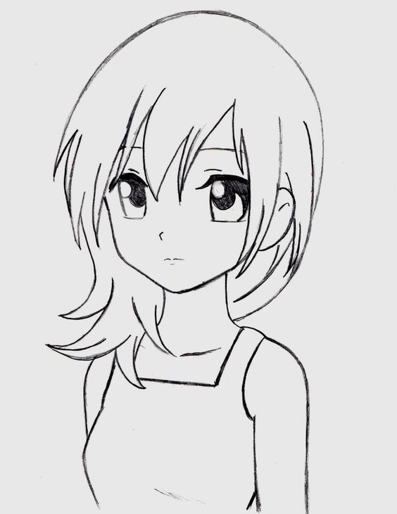 How to draw a girl anime