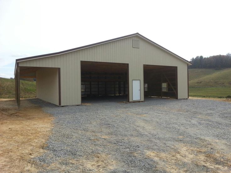 50x55x14 With 10x55 Shed Garage Nationalbarn Com Pole Barn Homes Post Frame Building Basement Design Pole Barn Homes Post Frame Building, Can You Put A Basement Under Pole Building