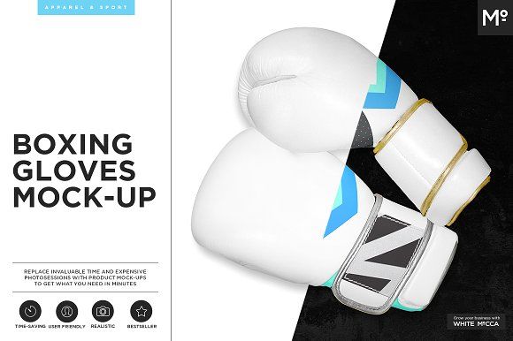 Boxing Gloves Mock up